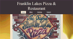 Desktop Screenshot of franklinlakespizza.com
